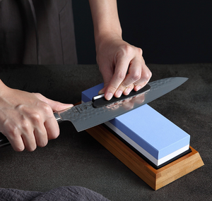 Premium Whetstone with Knife Guide