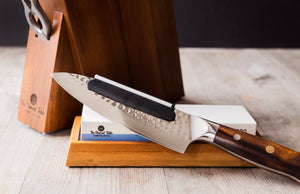 Premium Whetstone with Knife Guide
