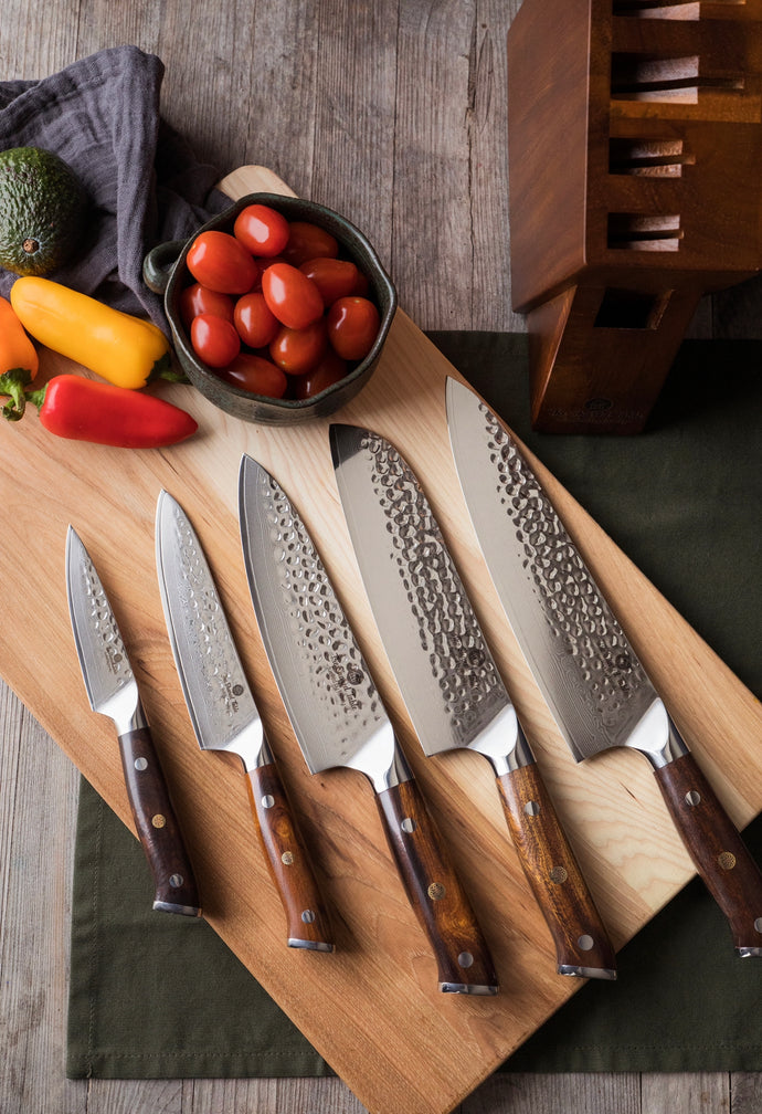 Essential 5 Piece Knife Set with Kitchen Shears